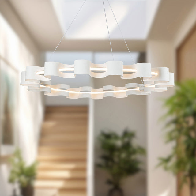 Light & Modern Genvieve 32 in. Chandelier P3
