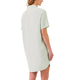 Martha Stewart Women's Notch Collar Nightshirt, 2-pack