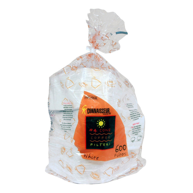 GK Connaisseur # 4 Coffee Filters White, Pack of 600 B8