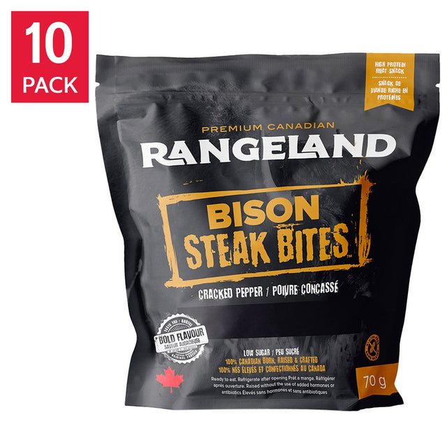 Rangeland Bison Bites, 10 × 70 g L3