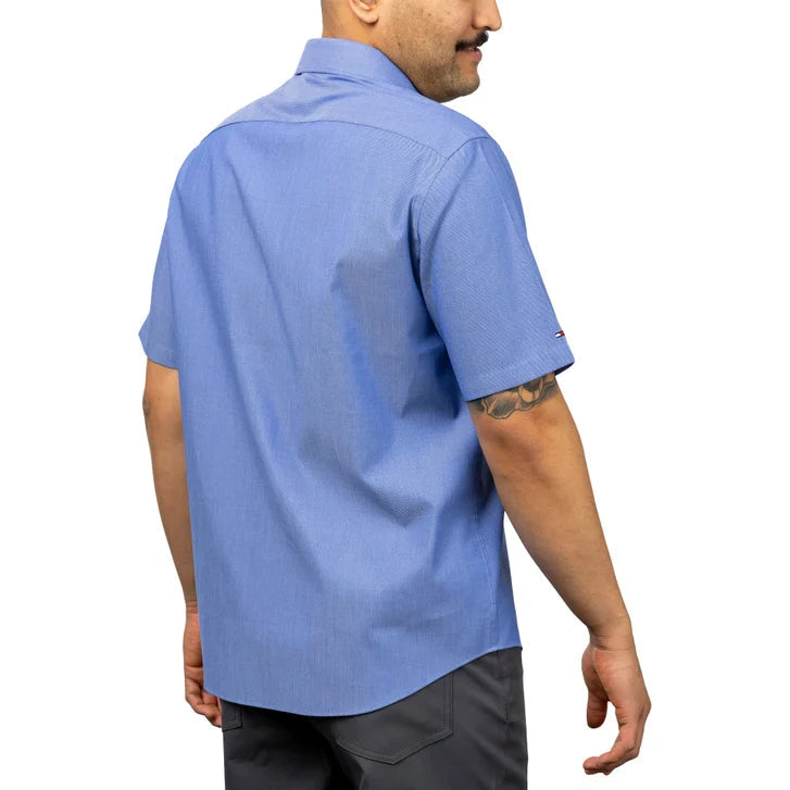 Tommy Hilfiger Men's Untucked Short Sleeve Shirt