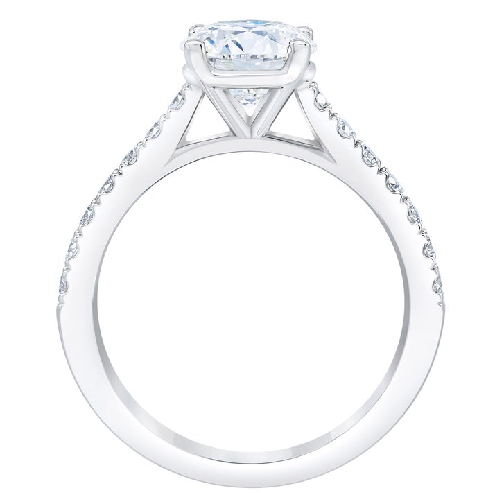 2.15 ctw Round Brilliant Cut, Clarity VVS2, Colour G, Diamond Engagement Ring