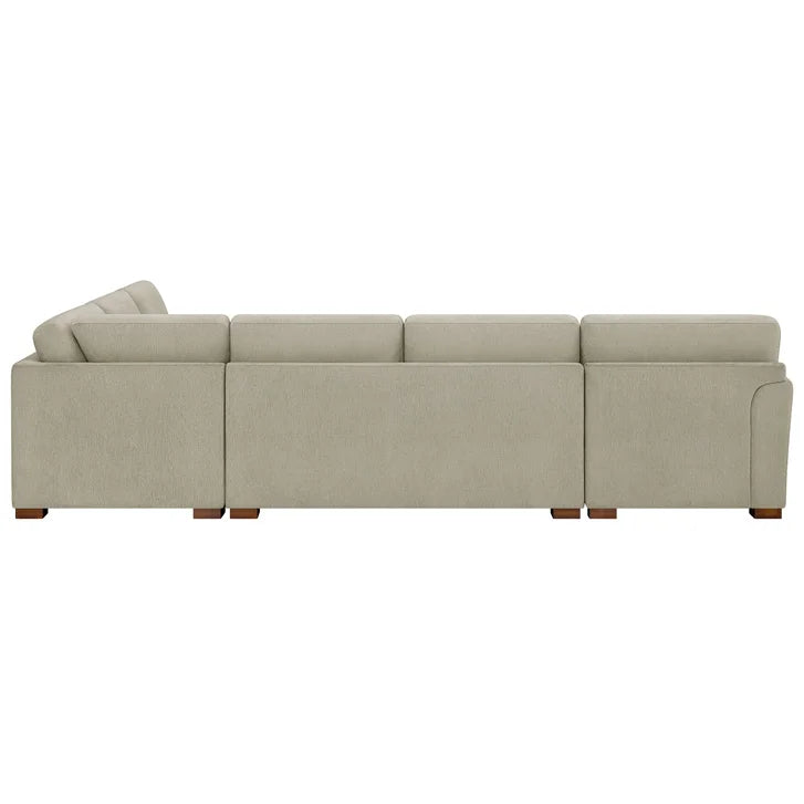 Thomasville Langdon 4-piece Fabric Sectional with Storage Ottoman