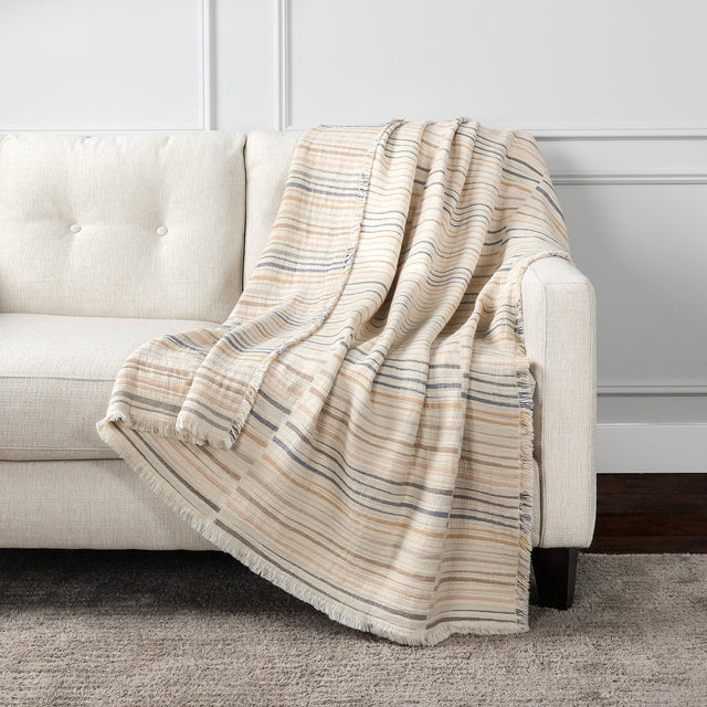Life Comfort Reversible Cotton Throw. T3