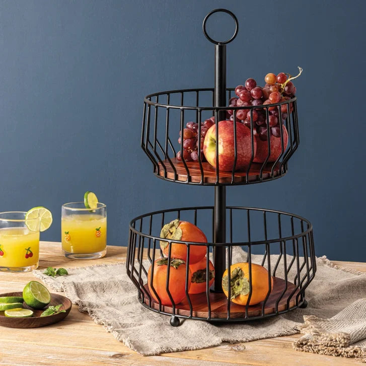 over&back 2 Tier Basket
