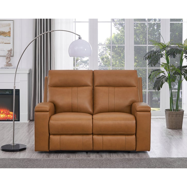Prospera Home Frasier Top grain Leather Power Reclining Sofa, Loveseat and Chair