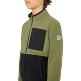 Miles The Label Boys' and Girls' Full Zip Sweater With Side Pockets