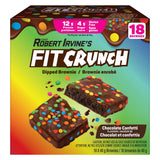 Chef Robert Irvine's Fit Crunch Chocolate Confetti Dipped Brownies, 18 × 40 g