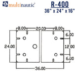 Multinautic® R-400 Foam Filled Dock Float
