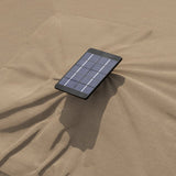 Sirio 4 m x 3 m (13 ft. x 10 ft.) Cantilever Umbrella with Solar Powered LED