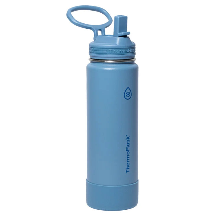 ThermoFlask 710 mL (24 oz) Stainless Steel Water Bottle, 2-pack