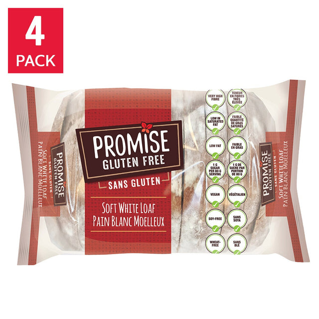 Promise Gluten Free Soft White Loaf, 4 × 480 g P9