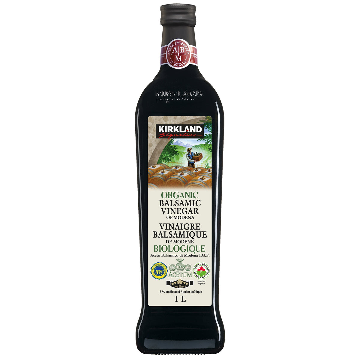 Kirkland Signature Organic Balsamic Vinegar of Modena, 1 L