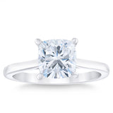 1.60 ct Cushion Cut, Clarity VS1, Colour H, Diamond Solitaire Ring
