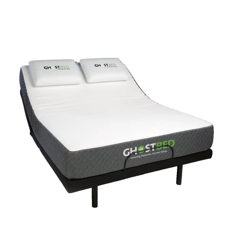 Ghostbed by Nature's Sleep 28 cm (11 in.) Gel Memory Foam Mattress with Adjustable Base