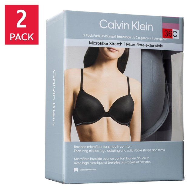 Calvin Klein Luxe Bra, 2-Pack D2