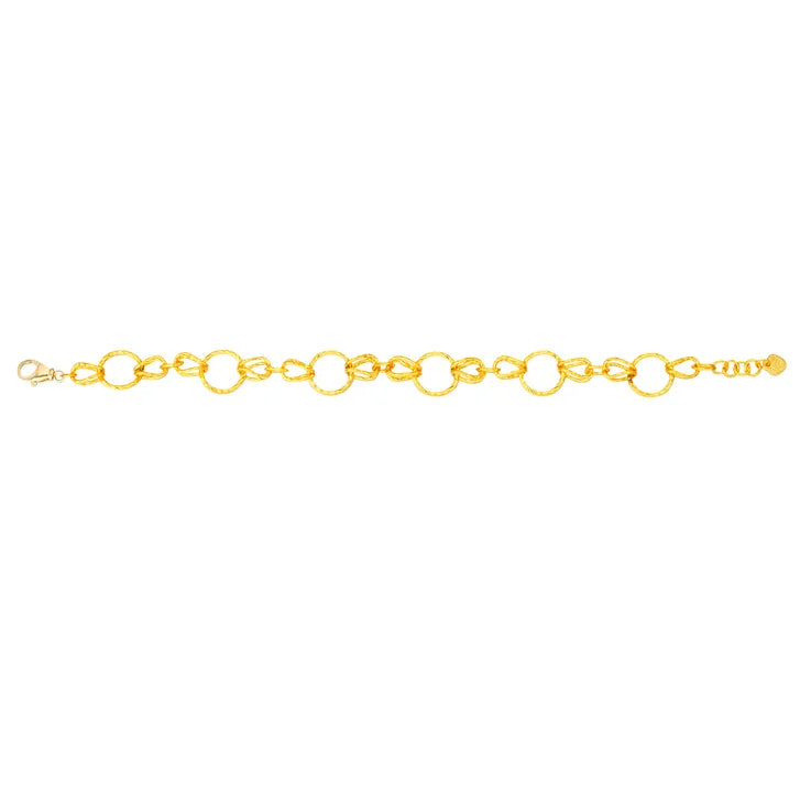 Circle Weave Bracelet in 24-kt Yellow Gold