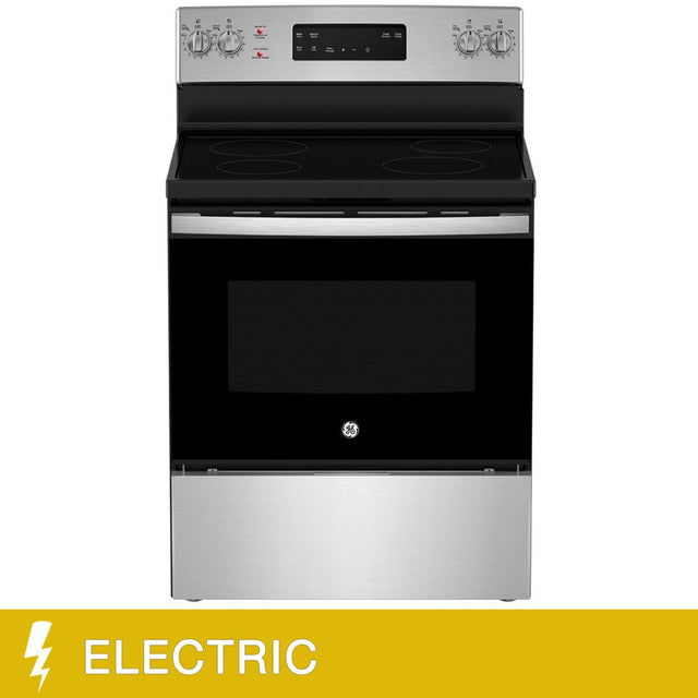 GE 30 in. 5.0 cu. ft. Electric Freestanding Range Q2