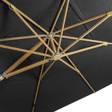 Sirio 3 m x 4 m (9.85 ft. x 13.1 ft.) Commercial Cantilever Umbrella