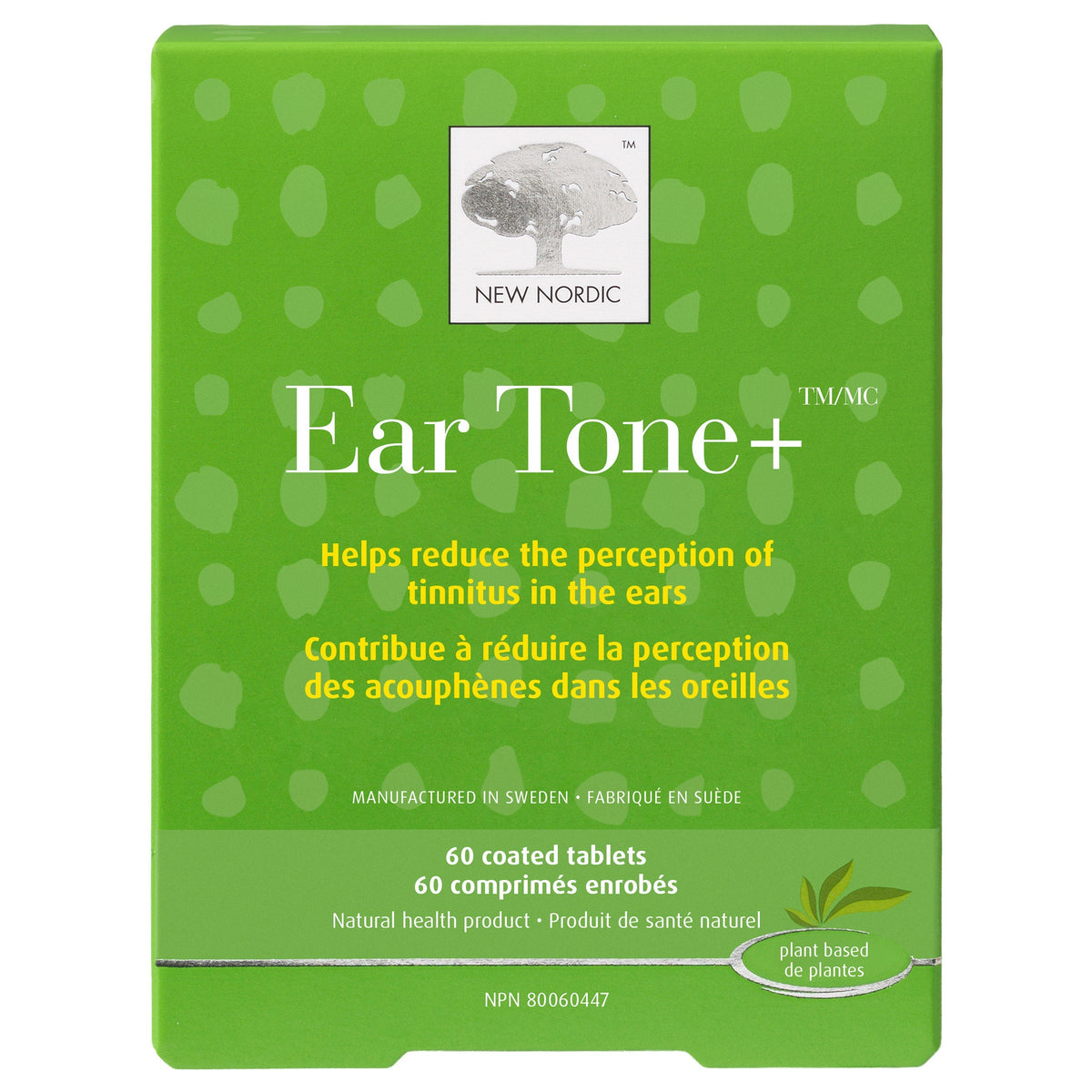 New Nordic Ear Tone 3 x 60 Tablets