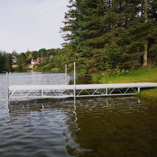 Multinautic QP-320 Aluminium Roll-In Dock Kit Straight Line Configuration with Polymer Decking F5