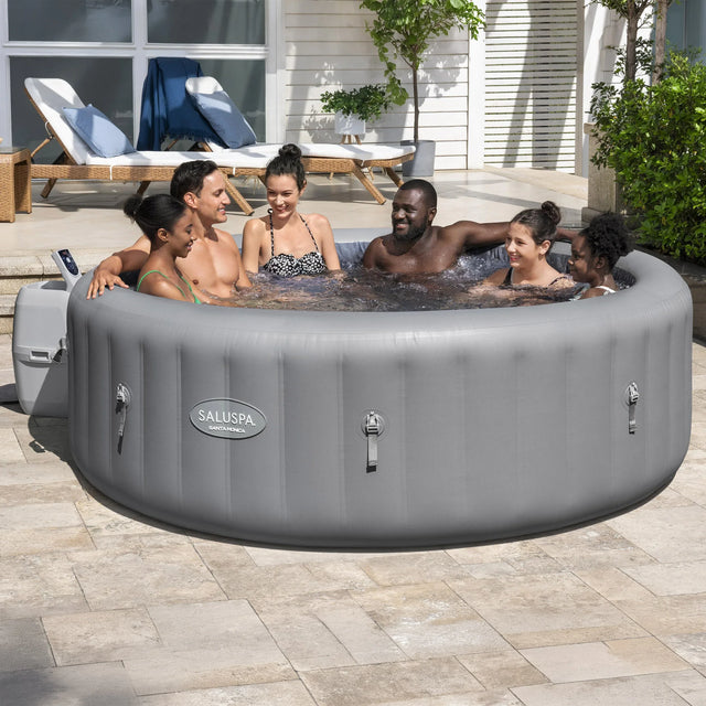 SaluSpa Santa Monica Smart AirJet 5-7 person Inflatable Spa with App-Control N7