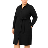 Kersh Women's Textured Jacquard Long Sleeve Dress