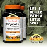 Holista Extra Strength Oregano Oil with Vitamin E - 2 x 90 softgels