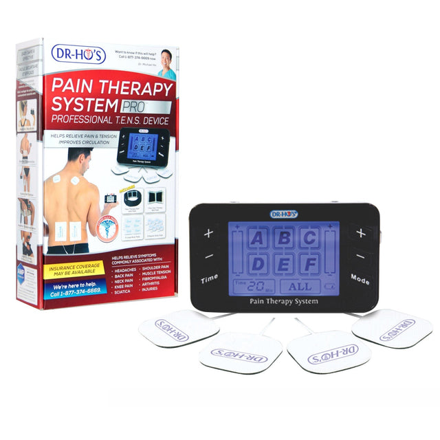 DR-HO'S - Pain Therapy System Pro with Gel Pad Kit and Pain Therapy Back Relief Belt T7