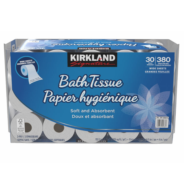Kirkland Signature 2-ply Bath Tissue, 30-pack D0