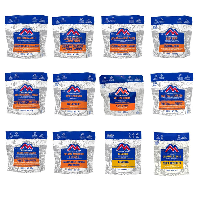 Mountain House 90 Pouch Food Kit S6