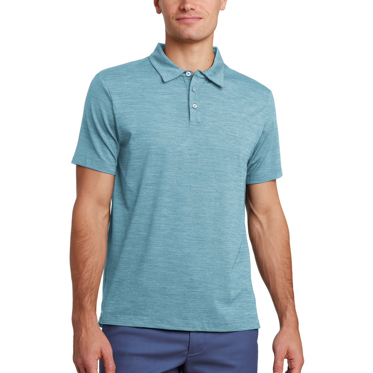 Mack Weldon Men's Short Sleeve Knit Polo - Stretch Performance Shirt