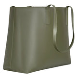 Champs Onyx Collection Leather Business Tote, 22 L