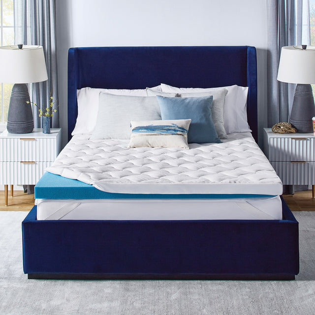 Novaform 3 in. Comfort Grande Plus Advanced Foam Mattress Topper H8