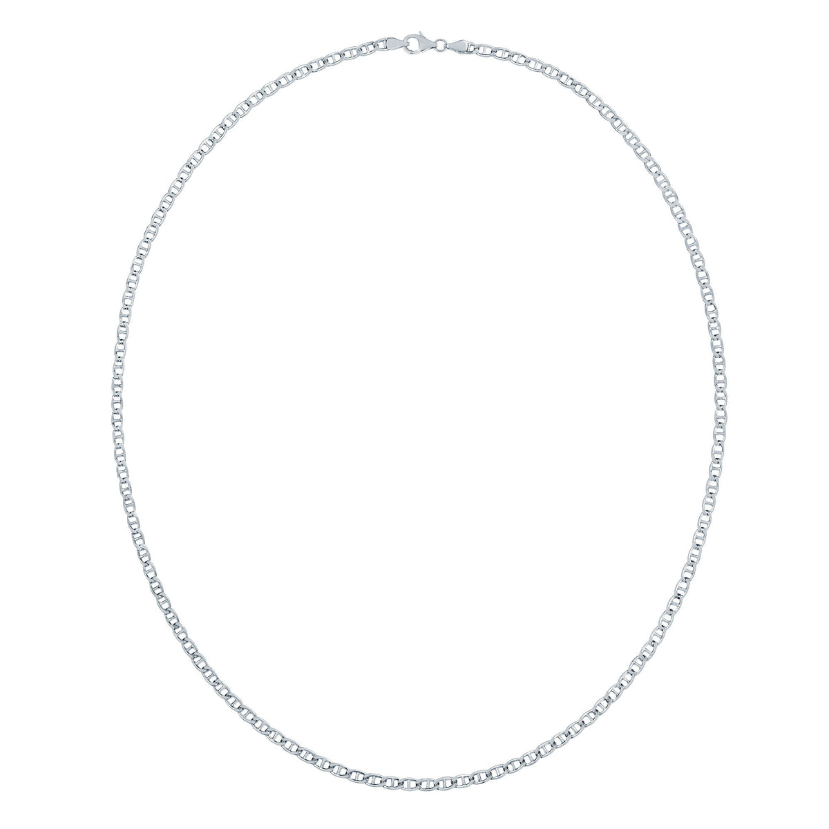 Diamond Cut Mariner Chain Necklace