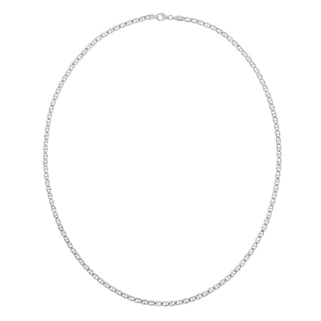 Diamond Cut Mariner Chain Necklace J0