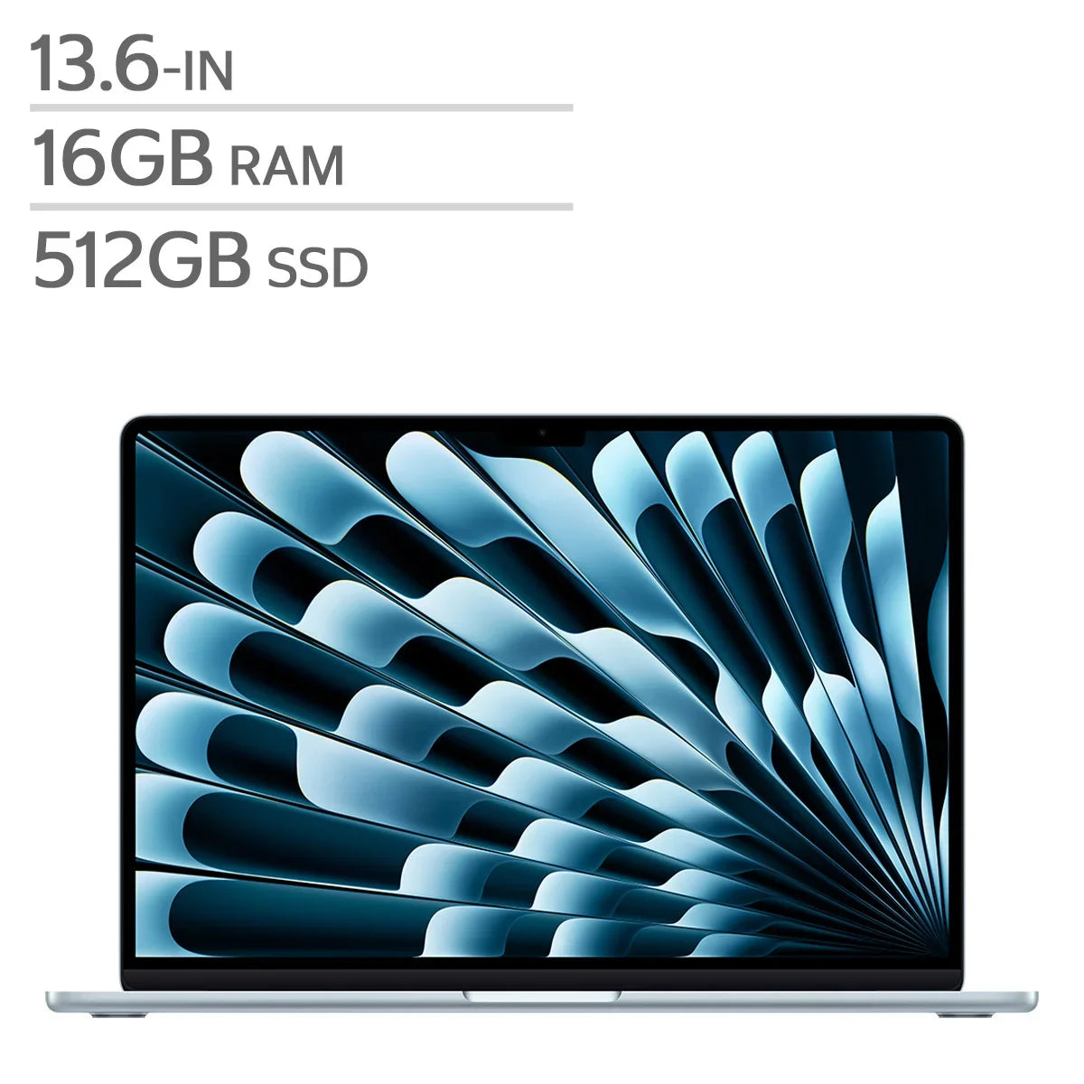Apple MacBook Air 13.6 in., Apple M5 Chip - 16 GB RAM, 512 GB SSD, Sky Blue
