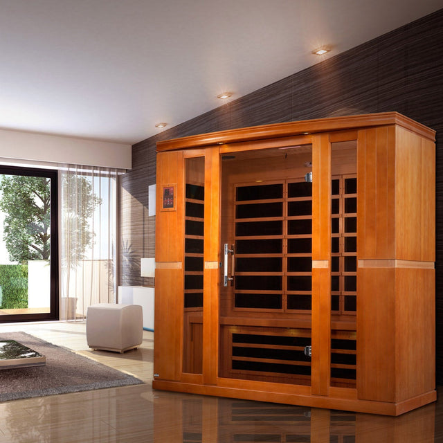 Dynamic Saunas Bergamo 4-person Low EMF FAR Infrared Sauna Q6