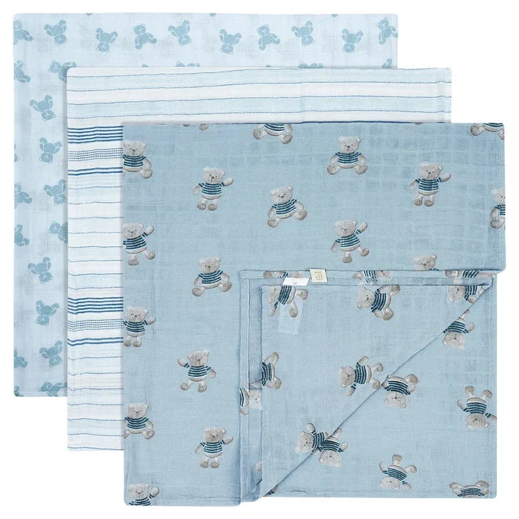 Piccolo Bambino Baby Swaddle Pack, 4-piece