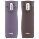 Contigo West Loop 473 mL (16 oz) Stainless Steel Travel Mug, 2-pack