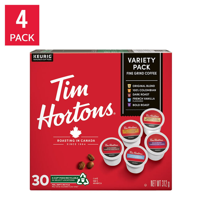 Tim Hortons Variety Single Serve K-cup Coffee Pods, 120-count O5