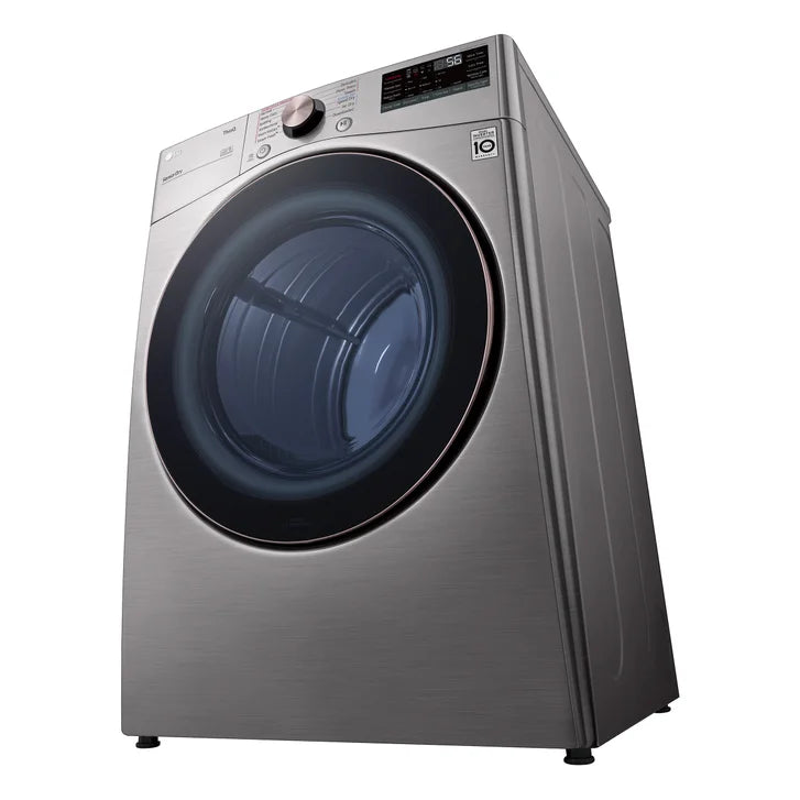 LG Graphite Steel 7.4 cu. ft. Electric Steam Dryer with AI Dry and ThinQ Technology