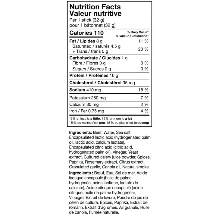 Kirkland Signature Grass Fed Beef Sticks, 12 × 32 g