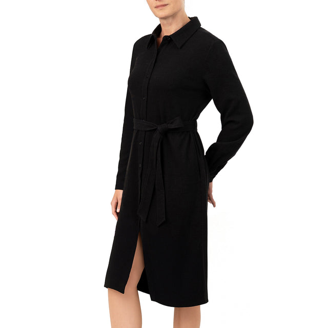 Kersh Women's Textured Jacquard Long Sleeve Dress T2