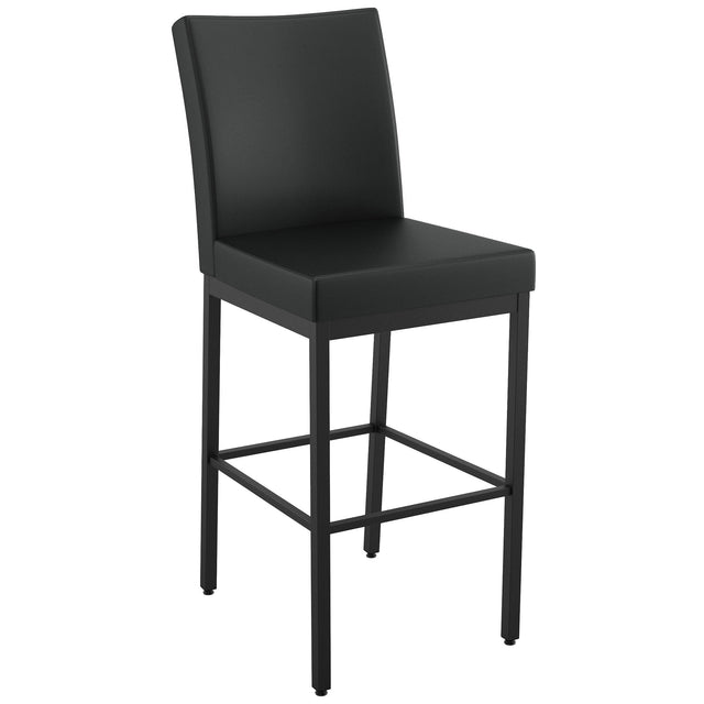 Amisco Drift Black Metal Frame Counter Stool D2