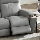 Prospera Home Frasier Top grain Leather Power Reclining Sofa, Loveseat and Chair