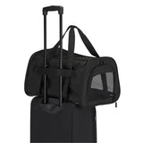 Bugatti Downtown Essential Pet Carrier Black Duffle