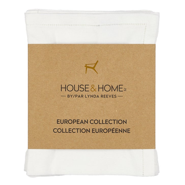House & Home by Lynda Reeves European Collection - Cotton Linen Placemat, 4-pack