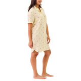 Martha Stewart Women's Notch Collar Nightshirt, 2-pack