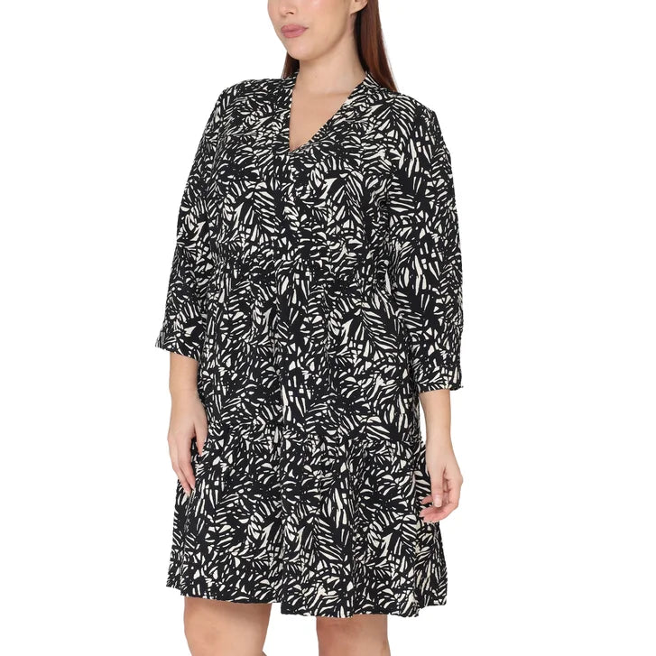 Tahari Women's Three-Quarter Sleeve Dress